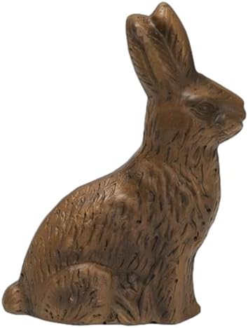 Колекцијата на мостот Faux Replica Chocolate Bunny - Слатка смола за зајаци со таблети за зајаци за пролет, Велигден, летен декор за дома