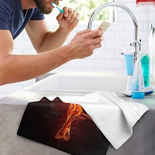 Горење ангел на пламен микрофибер рачни крпи Супер абсорбента крпа Брзо суво миење на миење садови