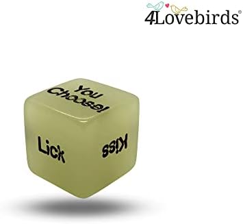 5 светлечка романтична улога играјќи игра со коцки за забава, подарок за Денот на вineубените за забава за кокошка, меден месец,