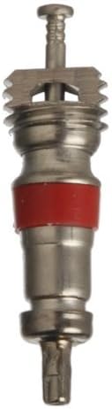 Премиум TPMS Safe, никел обложени јадра на црвени вентили, направени во САД за вентили на Шредер, VA-01 за употреба на автомобили, камиони, полу-камиони,