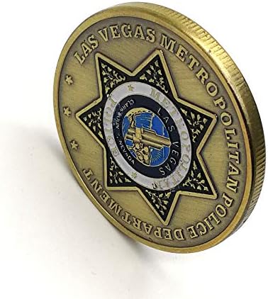 Американскиот Полициски Оддел Во Лас Вегас Сент Мајкл Предизвик Паричка Подарок