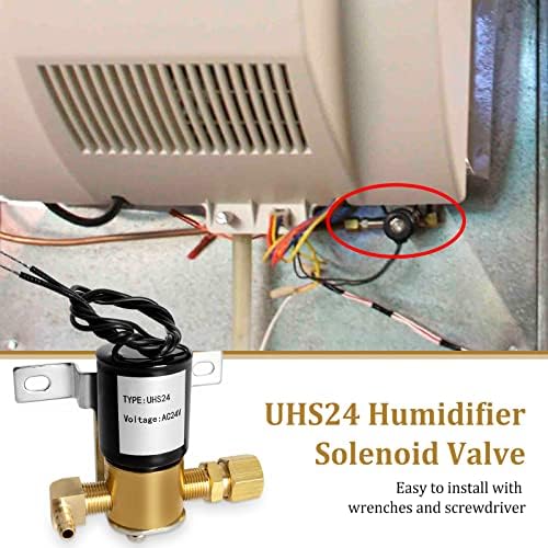 Замена UHS24 Електромагнетниот Вентил За Honeywell Целата Куќа Овлажнител-Овлажнител Вода Електромагнетниот Вентил Компатибилен Со He265a HE360