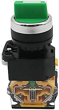 CZKE 22mm Selector Knob Rotary Switch Latching Momentary 2NO 1NO1NC 2 3 Позиција DPST 10A 400V прекинувач за напојување Вклучено/Исклучено