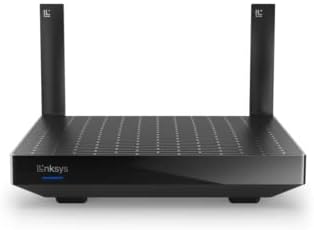 Linksys MR20EC-АМЗ Хидра 6 Двоен Опсег Мрежа WiFi 6 Рутер Покриеност до 2000 квадратни. ft, 25 + Уреди и Брзина До 3,0 Gbps