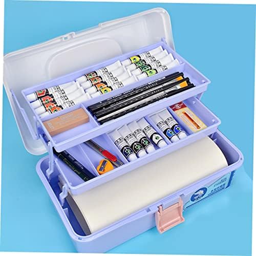 Stobok Gouache Paint Box Box Nail Storager Organiter Box Protable Toolbox Makeup Cox Manicure Art Case Cantant Ornation organizer Box Art Tool Box Организатор Козметика Контејнер Организатор кутија