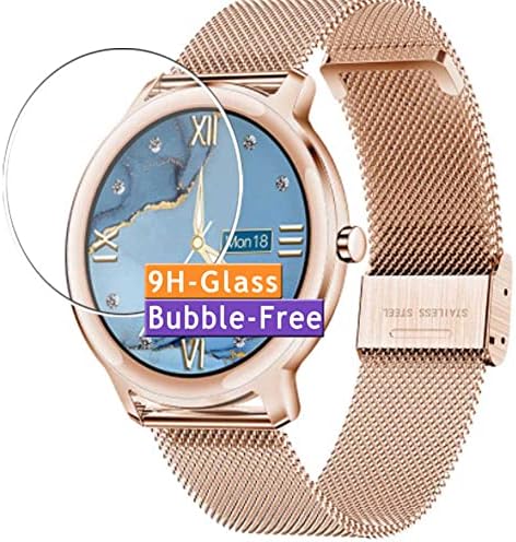 Заштитник на екранот со 3-пакет со 3 пакети, компатибилен со Lige R18 1.1 SmartWatch Smart Watch Smart Watch 9H заштитни заштитни заштитници