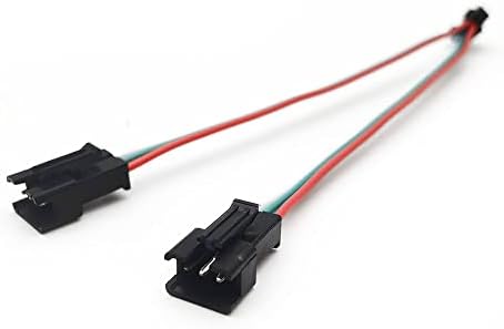 Vrabocry 5pcs 15cm 3pin SM Splitter JST конектор 1 до 2 машки и женски за WS2812B WS2811 SK6812 LED ленти за ленти