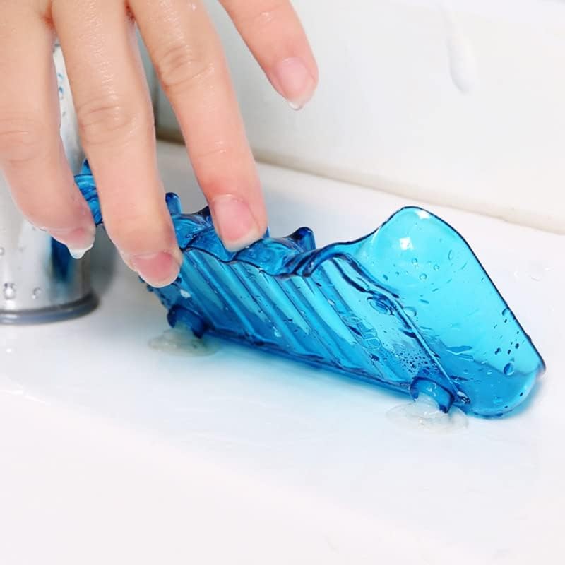 Водопад Пластично сапун сапун додатоци за бања за сапун сапун за туширање сапун од мозоци кујнски мијалник за сунѓер ZJ121 瀑布式 皂盘 浴室 配件 沥水 皂盒淋浴