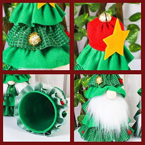 Емилалија новогодишна елка гноми украси за дома, декор за том gnomes поставени за празнични украси или други декор за тематска забава