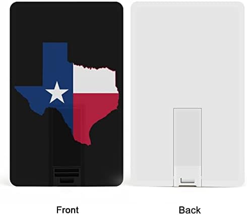 Тексас Знаме Мапа КРЕДИТНА Банкарска Картичка USB Флеш Дискови Пренослив Меморија Стап Клуч За Складирање Диск 32G