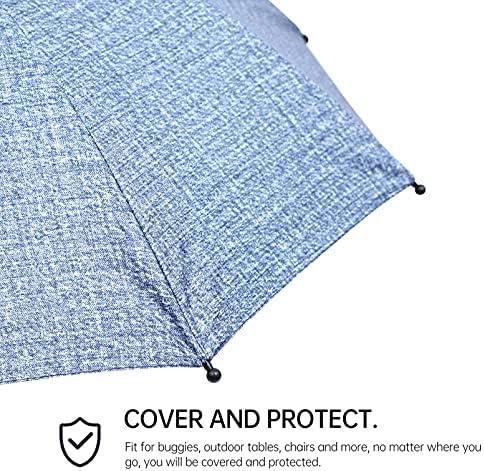 BESPORTBLE Бебешки Шетач ЧАДОР ЗА Заштита ОД УВ Чадор Чадор Отпорен на Дожд Чадор Со Прилагодлива Стегалка За Чадор За Летен Базен На Плажа