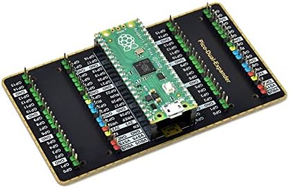 Двојно GPIO Expander Module за Raspberry Pi Pico, со два сета од 2x20 машки заглавие, за поврзување на повеќе модули за експанзија