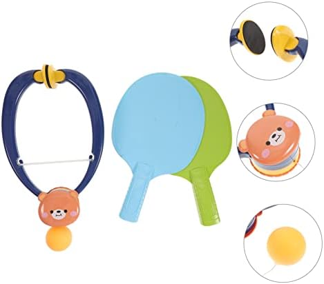 Toyvian 1 сет табела тенис играчки што виси тениски тренер спортски табела тенис табела тенис постави детски рожби сет за деца преносни