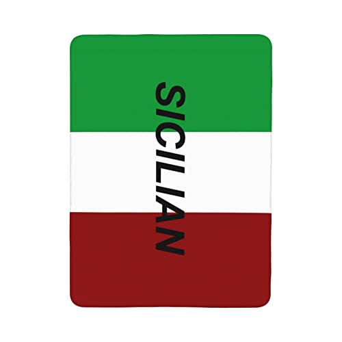 Сицилијански На Италијанско Знаме Бебе Менување Рампа Преносни Новороденче Водоотпорен Пелена Лесен Патување Менување На Мат