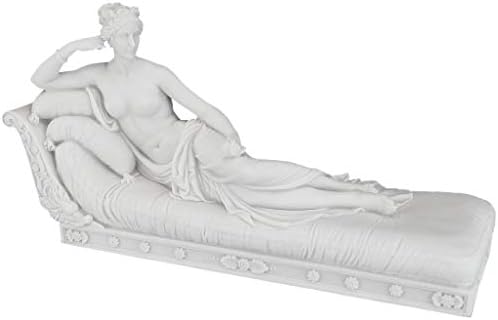 Дизајн Тоскано 1780-1825 Марија Полин Боргезе како Венера Победничка Врзана Мермерна Статуа