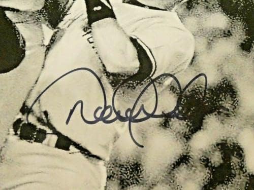 NYујорк ја освои Светската серија 1998 потпишана 16x20 w/Дерек etетер w/целосна JSA писмо - автограмирани фотографии од MLB