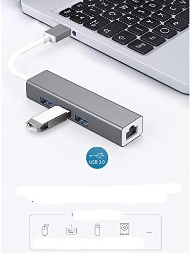 UXZDX еден до три тип-C до Gigabit Network картичка USB3.0 до мрежен сплитер RJ45 Конвертор