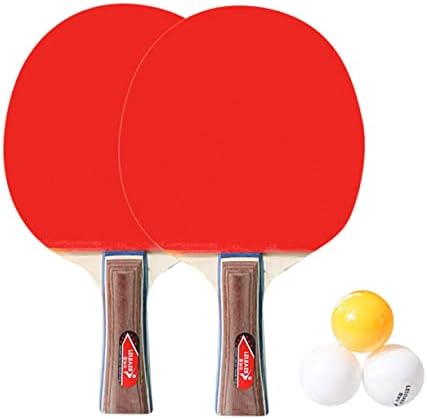 Inoomp табела тенис лопатка поставена понг рекет сет понг-лопатка табела тенис лопатки со шест starвездички рекет анти-