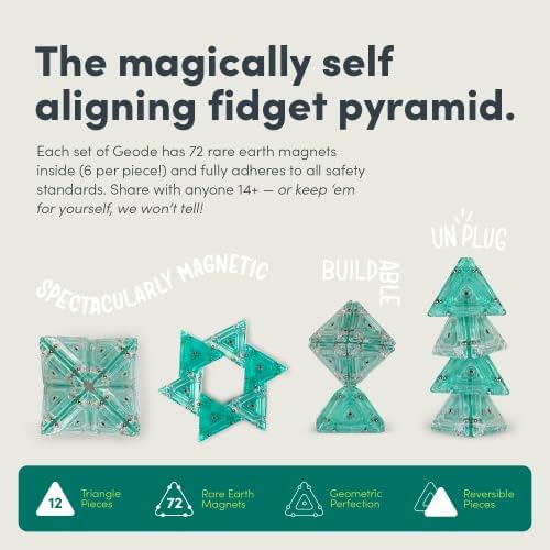 Speks Geode Bundle - Pentagons + Pyramid Set 24 -Peection Set - биро играчка за возрасни