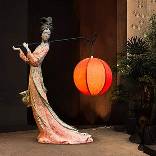 Zhyh Нова кинеска имитација Класична дама табела ламба дневна соба студија за украси украси осветлување уметност ретро подлачна маса за ламба