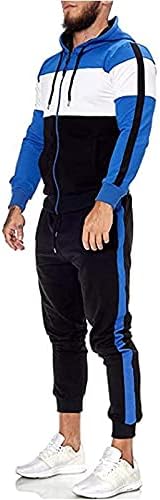 Fsahjkee Sum костум пара домашни облеки, спортски тренинг со џебови костуми 2 парчиња атлетски основни тренерки пот.