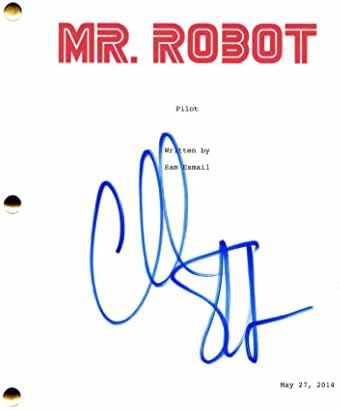 Кристијан Слејтер потпиша автограм г -дин Робот целосна пилот -скрипта - Ко -глуми: Рами Малек, интервју со вампир, вистинска романса,