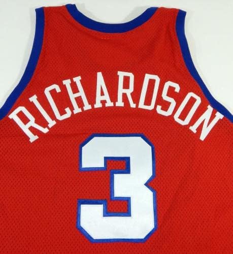 2003-04 Лос Анџелес Клиперс Квентин Ричардсон 3 Игра издадена Ред Jerseyерси 557 - НБА игра користена