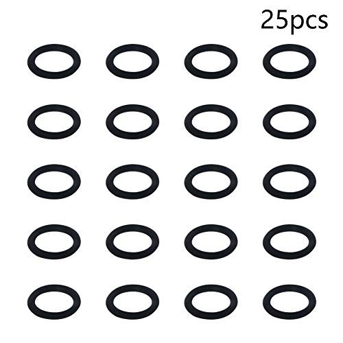 Беттомшин 25 парчиња нитрилна гума О-прстени, 6,5мм ОД 4,5мм ID 1mm ширина, метричка буна-нитрилна запечатување заплет за миење садови за