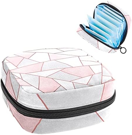 Санитарна торба за складирање на салфетки, торбичка за подлога, торбичка за подлога, мала торба за шминка, апстрактна геометриска уметност