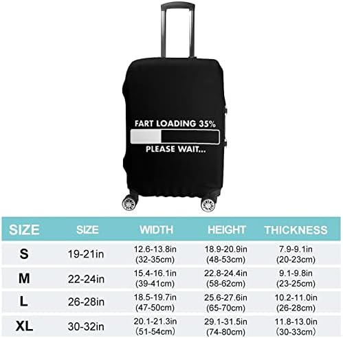 Покривка за оптоварување на багаж за смешно патничко куфери за заштитен куфер