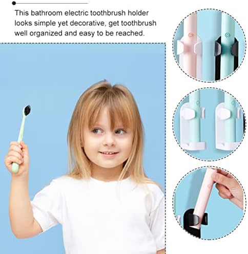 Housoutil wallид монтиран решетка за облека 12 парчиња електрична четка за заби бања држач за четкичка за заби