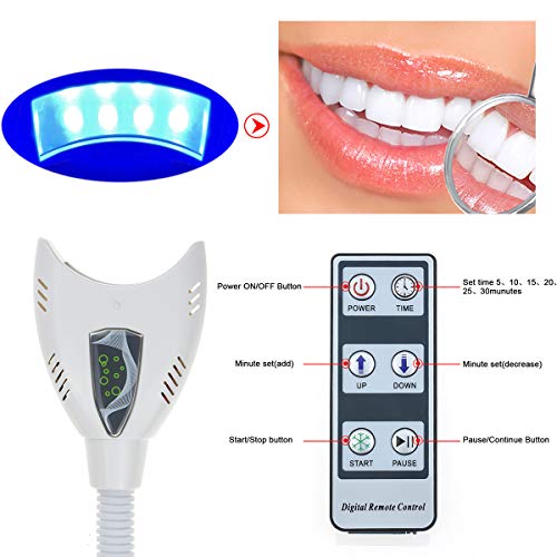 Заби на забите заби за заби за белење на LED ламби за белење на сина светлина за акцелератор на раката