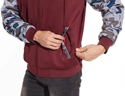 Целосна патент со подножје на машка машка машка мерка, со тешка јакна од тешка категорија камо џемпери Зимски палта