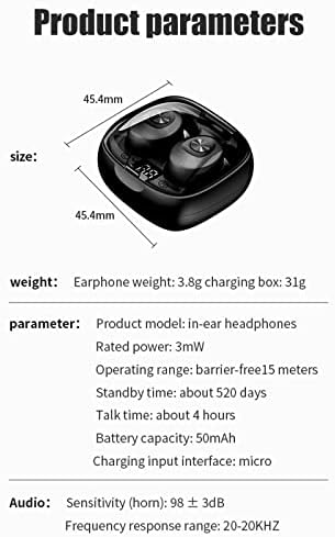 Безжичен Bluetooth 5.0 СЛУШАЛКИ TWS-Слушалки Стерео Во Ушни Слушалки СЛУШАЛКИ CN0