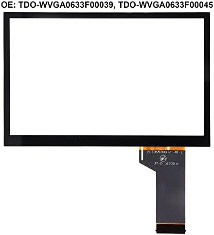 Дигитализатор на екран на допир на LCD LCD, траен точен професионален TDO - WVGA0633F00045 замена за MIB за автомобил