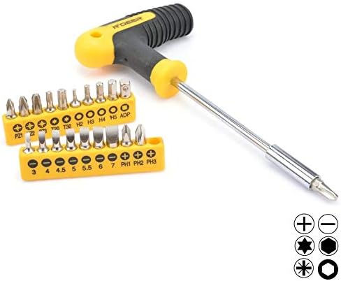 Screwdriver 43pcs приклучок за шрафцигер постави мултитул хром ванадиум шрафцигер глава на вкрстена токсна поправка алатки комплети