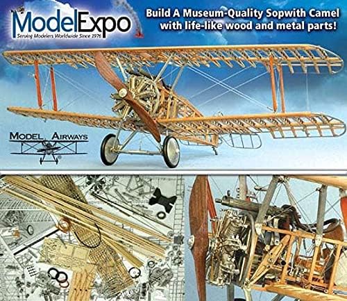 Model Airways Sopwith Camel WW1 Историски точен авион и метал модел комплет 1:16 скала