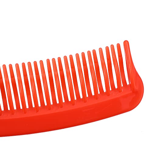 Vocoste detangling чешел за коса, алатка за стилизирање на чешел за заби за заби за заби за виткана коса, црвена, 7,87 x1.77