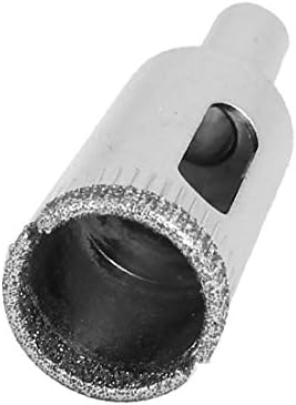 X-DREE 14mm Дијаметар На Сечење Дијамант Обложена Со Тркалезна Дупка За Дупчење Стаклена Дупка За Дупчење 5 парчиња (14mm Дијаметар