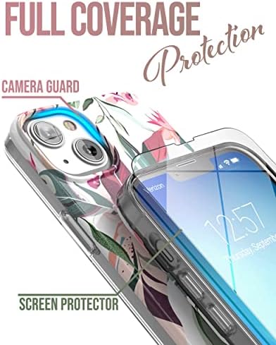 Обвиткана Футрола За Јамка За Прсти Дизајнирана За iPhone 14 Со Вклучен Заштитник На Екранот За Рачен Ремен