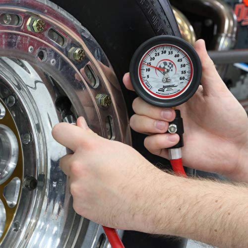 Мерач на притисок на гуми 52-52003, 2-1/2 инчи, 0-60 psi