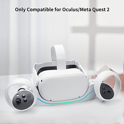 Пристаниште за Полнење TechKen VR За Oculus Потрагата 2 Станица За Полнење За Мета Потрага 2 Додатоци
