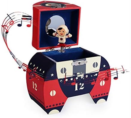 Романтична музичка кутија Детска музичка кутија Дрвена душичка вагон ротирачки танцување девојки музичка кутија дома украси Најдобри