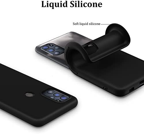 Случај за Blu G91 Pro Телефонски случај tpu мек силиконски капак, отпорен на силиконски телефон со микрофибер （црна）