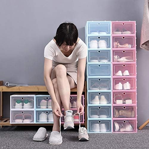 Кутија за чевли со водоотпорна мида во ZRSJ, про transparentирна кутија за складирање на про transparentиво и во прав, дами и машки кутии за складирање на чевли за домашна употре?