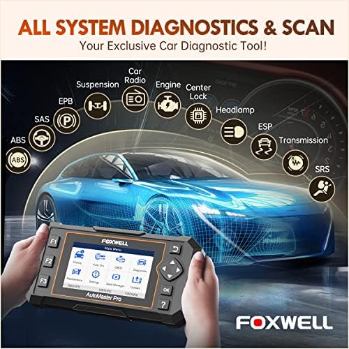FOXWELL NT624 ELITE OBD2 скенер Сите системи 5 Ресетирајте ја алатката за дијагностичко скенирање за сите возила ABS крварење/SAS/гас/масло/EPB ресетирање OBD2 дијагностички алатки