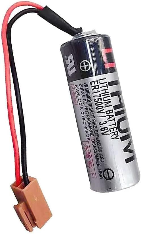 YYSHINE ER17500V/3.6 V 2700MAH Литиумски Батерии Што Не Се Полнат Цпу Резервна Батерија Со Кафеав Приклучок