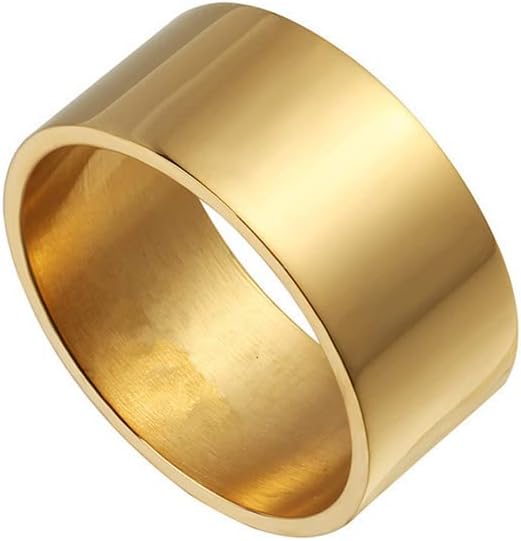 Koleso лесна верзија 10мм шишетаниум мажи прстени 316L накит многу-38339
