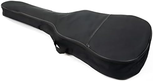 Gearlux 41 -инчен Dreadnought Acoustic Guitar Gig Tagn, 5мм Подлога - Црно