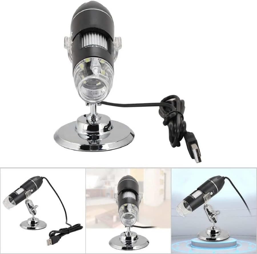 КВУЛ 1600x Дигитален Микроскоп LED Лупа КАМЕРА USB Електронски Микроскоп СО Држач За Подигнување За КОМПЈУТЕР За Мобилен Телефон